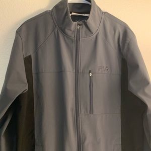Grey Fila Waterproof jacket